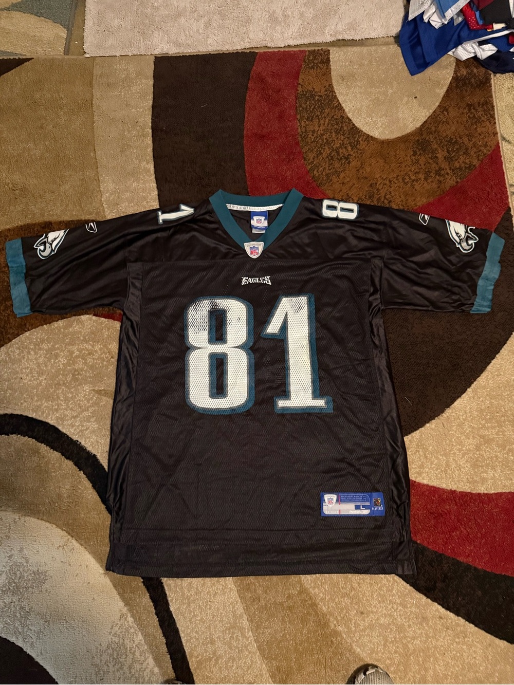 Philadelphia Eagles Terrell Owens football jersey size L